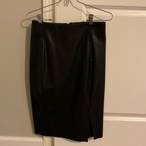 NWT Vegan leather skirt